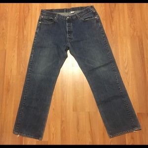 Levi's 501 Button Fly Denim Jeans size40